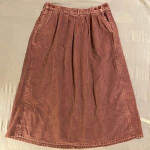 Vintage Eddie Bauer corduroy skirt